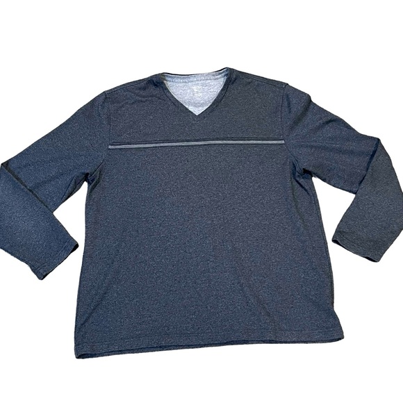 Van Heusen Other - VAN HEUSEN long sleeve v neck pullover XL extra large gray